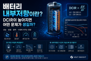 배터리 내부저항이란 — 핵심 내용을 정리한 인포그래픽