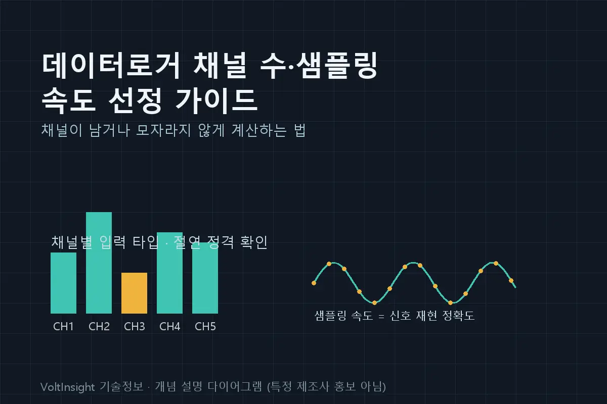 배터리 데이터로거, 채널 수·절연·샘플링레이트는 어떻게 정할까?